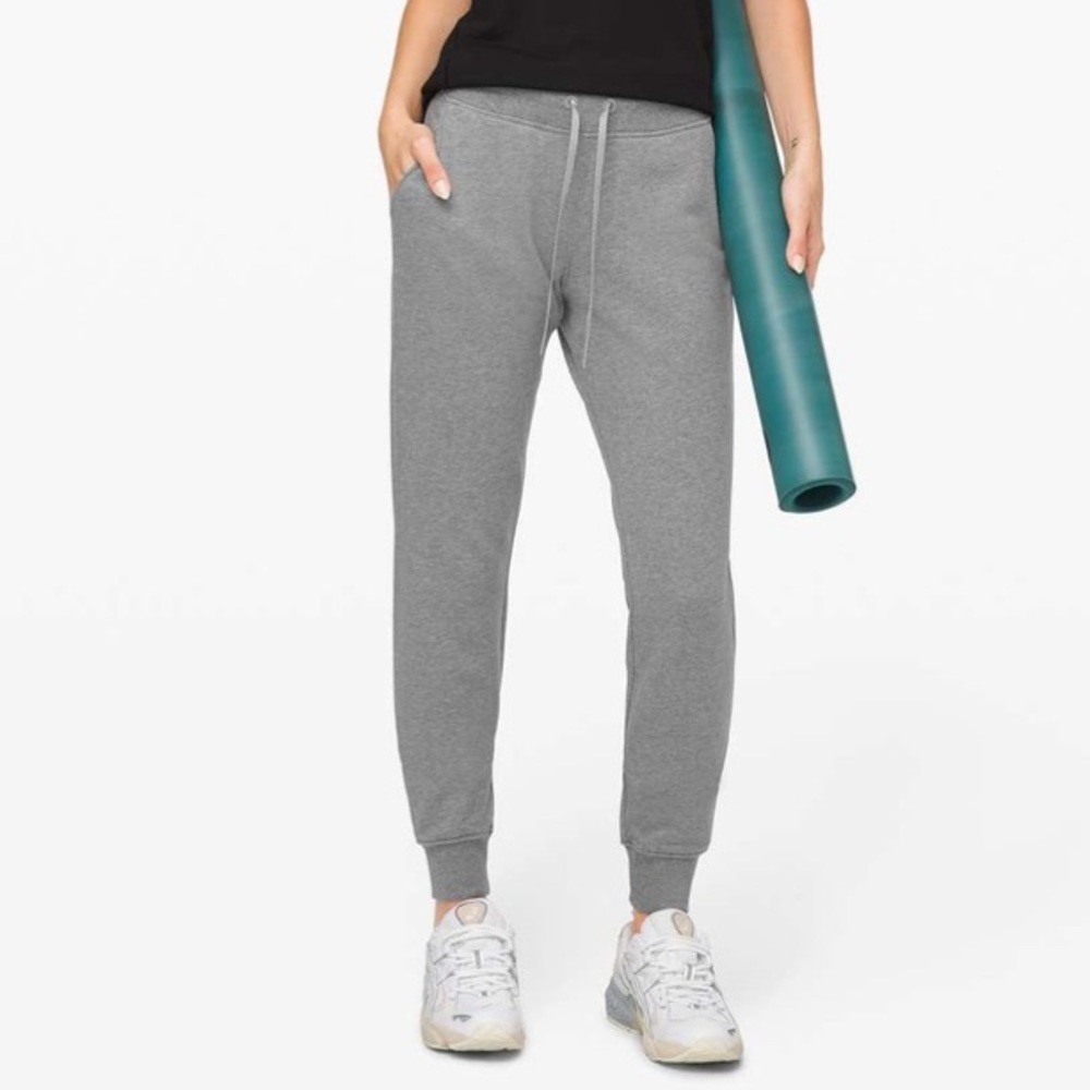 Lululemon Warm Down Jogger II Heathered Core Medium Grey Women's 4